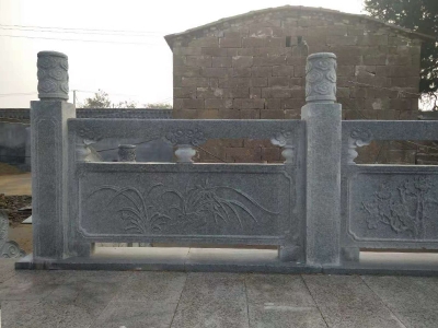 农村青石石栏杆