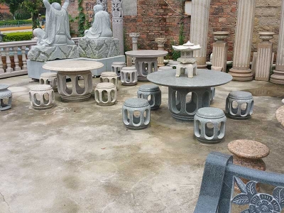 大理石花岗岩汉白玉石圆桌