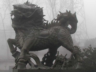 花岗岩石雕狮子