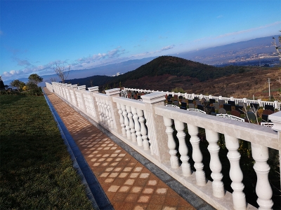 宝瓶柱栏杆安装实例