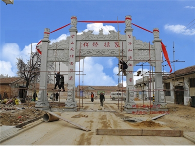 江西村头牌坊—适合乡村路口牌坊样式有哪些