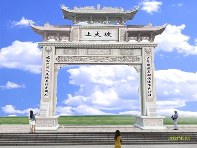 建筑村口牌坊牌楼选择哪种材质好